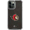 NHL Ottawa Senators Distressed iPhone 13 Pro Max Clear Case